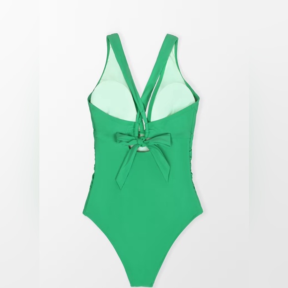 Green Tummy Control One Piece - Picture 7 of 8